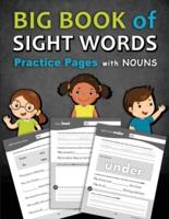 Big Book of Sight Words Practice Pages With Nouns