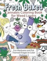 Fresh Baked Cannabis Coloring Book for Weed Lovers