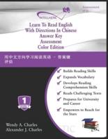 Learn To Read English With Directions In Chinese Answer Key Assessment : Color Edition