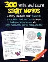 300 Write and Learn Sight Words Activity Children's Book Ages 6-8
