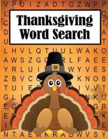 Thanksgiving Word Search: 35 Fun, Themes, Large Print Puzzles for Kids and Adults