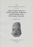 Early Complex Society in Pacific Guatemala