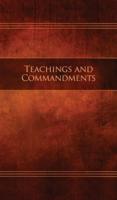 Teachings and Commandments, Book 1 - Teachings and Commandments: Restoration Edition Hardcover, 5 x 8 in. Small Print