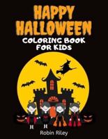 Happy Halloween Coloring Book for Kids