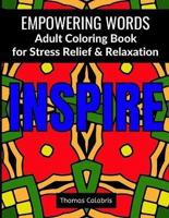 Empowering Words Adult Coloring Book