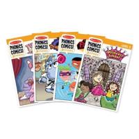 Phonics Comics Level 2 Assortment (12 Books: 3 Each of 31503,06,10,07)