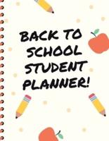 Back To School Student Planner: Agenda   By Subject   Daily Weekly Monthly Breakdown   Undated   Organizer Diary   Notebook For Students   College   Nursing School   Adult Learners