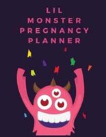Lil Monster Pregnancy Planner: Pregnancy Planner Gift   Trimester Symptoms   Organizer Planner   New Mom Baby Shower Gift   Baby Expecting Calendar   Baby Bump Diary   Keepsake Memory