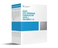 2023 CFA Program Curriculum Level I