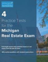 4 Practice Tests for the Michigan Real Estate Exam