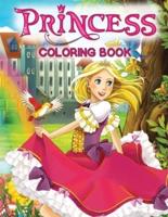 Princess Coloring Book: High Quality Jumbo Coloring Pages For Kids