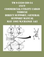 TM 9-2320-289-34 CUCV Commercial Utility Cargo Vehicle Direct Support / General Support Manual May 1992 w/Change 1&amp;2
