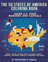 The 50 States of America Coloring Book