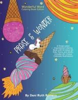 Praise & Wonder - Single-Sided Inspirational Coloring Book With Scripture for Kids, Teens, and Adults, 40+ Unique Colorable Illustrations