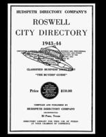 Roswell City Directory 1943-44