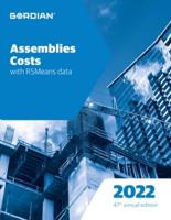 Assemblies Costs With Rsmeans Data