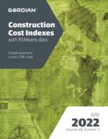 Construction Cost Indexes July 2022