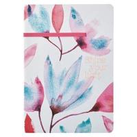 Heartfelt Journal Shine Your Light Pink Petals, Elastic Closure, 256 Lined Pages