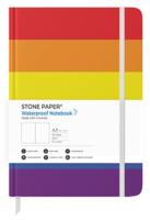 Stone Paper Rainbow Blank Notebook