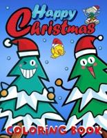 Happy Christmas Coloring Book For Kids