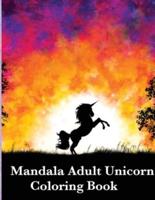 Adult Mandala Unicorn Coloring Book