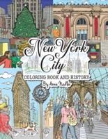 New York City Coloring Book & History