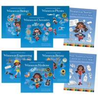 Women in STEM Hardcover Book Set With Coloring and Activity Books