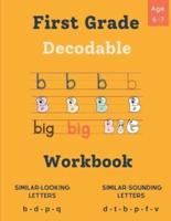 Decodable Workbook for Kids Ages 6 - 7