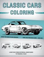 Classic Cars Coloring Book for Adults and Seniors