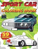 Sports Car Coloring Book