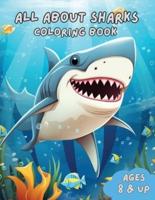 All About Sharks Coloring Book