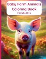 Baby Farm Animals Coloring Book