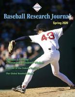 Baseball Research Journal (BRJ). Volume 49 #1