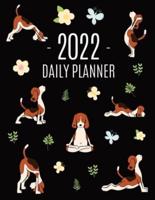 Dog Yoga Planner 2022: For All Your Appointments!   Meditation Puppy Yoga Organizer: January-December (12 Months)