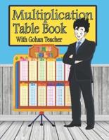 Multiplication Table Book With Gohan Teacher