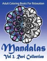 Adult Coloring Books for Relaxation Mandalas Vol 2