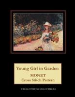 Young Girl in Garden: Monet cross stitch pattern
