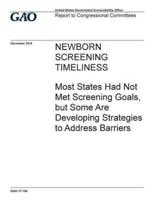 Newborn Screening Timeliness
