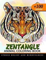 100+ Zentangle Animal Coloring Book for Adults