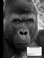 Gorilla Composition Notebook 200 Graph Paper Pages