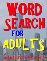 Word Search for Adults