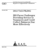 2012 Tax Filing