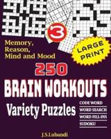 250 Brain Workouts Variety Puzzles