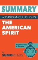 Summary of David McCullough's the American Spirit