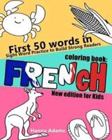 First 50 Words in French Coloring Book