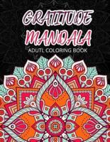 Gratitude Mandala Adult Coloring Book