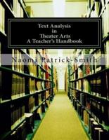 Text Analysis in Theater Arts