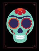 Day of the Dead Wide Ruled Composition Notebook