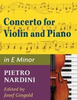 Violin Concerto In E Minor - Violin/Piano