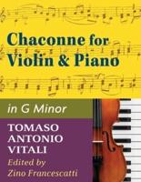 Vitali - Chaconne in G Minor for Violin & Piano